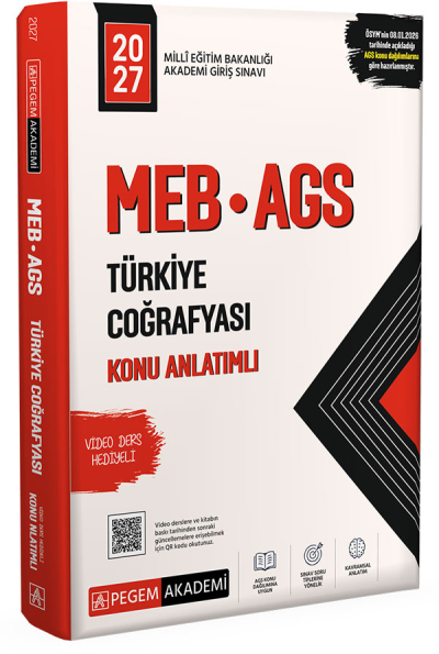 2027 MEB-AGS Türkiye Coğrafyası Konu Anlatımlı Pegem Akademi Yayınları Vega Efsanesi