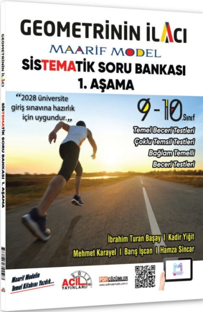 2028 TYT AYT Geometrinin İlacı Maarif Model Sistematik Soru Bankası 1 Acil Yayınları Vega Efsanesi