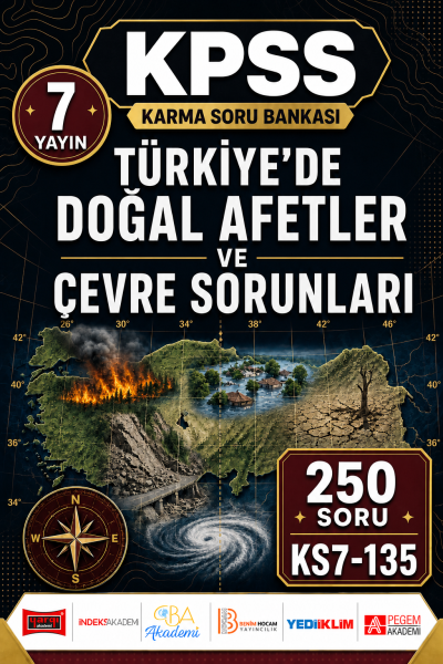 Türkiye’de Doğal Afetler ve Çevre Sorunları 7 Yayın 250 Soru Vega Efsanesi