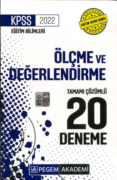 ÖLÇME VE DEĞERLENDİRME 20Lİ DENEME ÇÖZÜMLÜ