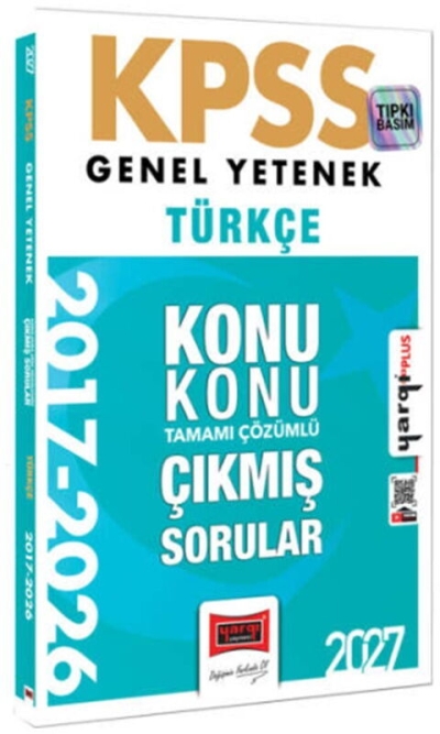 KPSS Genel Yetenek Türkçe Konu Konu Tamamı Çözümlü 10 Yıl Çıkmış Sorular Yargı Yayınevi Vega Efsanesi