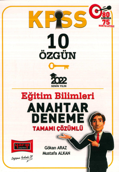 ANAHTAR EĞİTİM BİLİMLERİ 10LU TÜM DERSLER DENEME