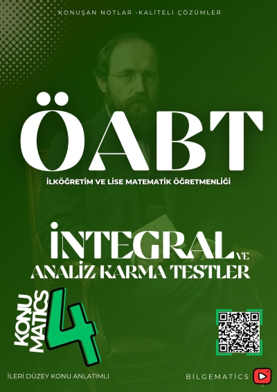 Konumatics 4 ÖABT İntegral ve Analiz Karma Testler Hüseyin Hoca Vega Efsanesi