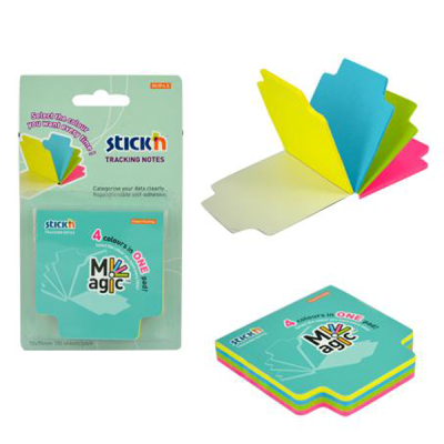 Stickn 70x70 Magıc 4 Neon Renk 100 Yaprak Vega Efsanesi