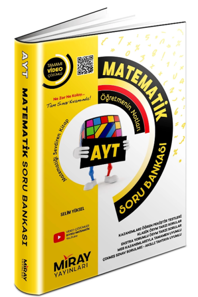 AYT Matematik Tamamı Video Çözümlü Soru Bankası Miray Yayınları Vega Efsanesi