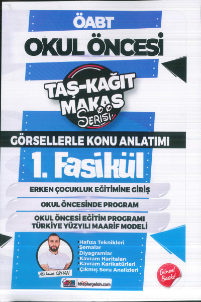 ÖABT Okul Öncesi Öğretmenliği Taş Kağıt Makas Serisi Görsellerle Konu Anlatımı Mahmut Orhan TKM Akademi 10 Fasikül Vega Efsanesi