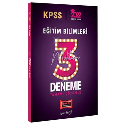 KPSS Eğitim Bilimleri Tamamı Çözümlü Muhteşem 3 Deneme Vega Efsanesi