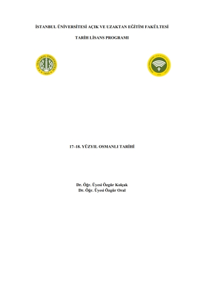 17-18. Yüzyıl Osmanlı Tarihi Vega Efsanesi