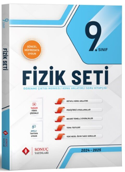 9. Sınıf Fizik Modüller Set Sonuç Yayınları Vega Efsanesi