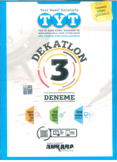 TYT DEKATLON 3 DENEME