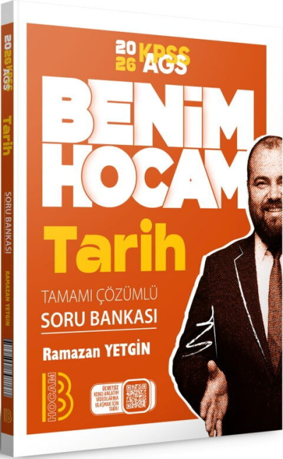 2026 KPSS AGS Tarih Tamamı Çözümlü Soru Bankası Benim Hocam Yayınları Vega Efsanesi