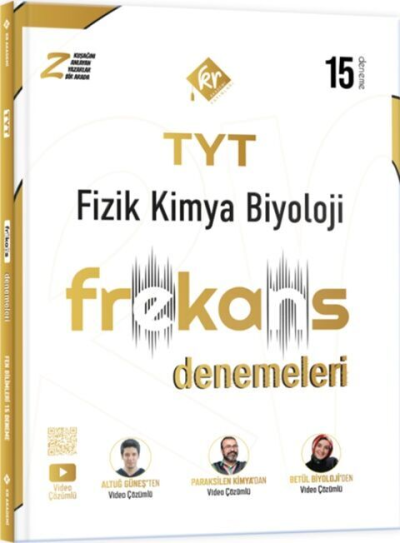 TYT Fizik Kimya Biyoloji FKB 15 li Frekans Denemeleri KR Akademi Vega Efsanesi