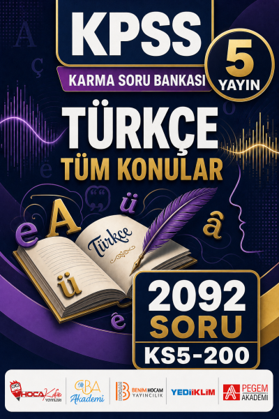 TÜRKÇE TÜM KONULAR 5 Yayın 2092 Soru Vega Efsanesi
