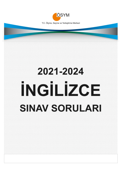 YDT İNGİLİZCE ÇIKMIŞ SINAV SORULARI (2021-2024) Vega Efsanesi