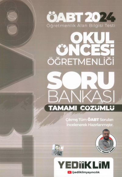 ÖABT OKUL ÖNCESİ ÖĞRETMENLİĞİ SORU BANKASI TAMAMI ÇÖZÜMLÜ