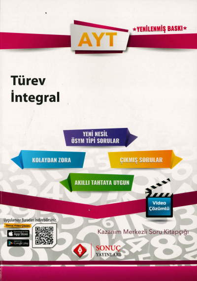 AYT TÜREV İNTEGAL SORU KİTAPÇIĞI Vega Efsanesi