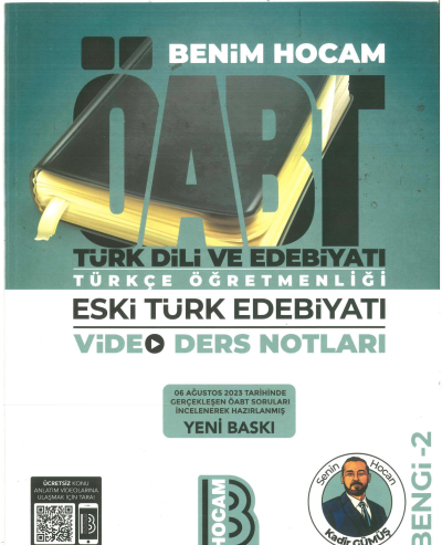 ÖABT TÜRK VE DİLİ VE EDEBİYATI ÖĞRETMENLİĞİ ESKİ TÜRK EDEBİYATI VİDEO DERS NOTLARI BENGİ-2 Vega Efsanesi