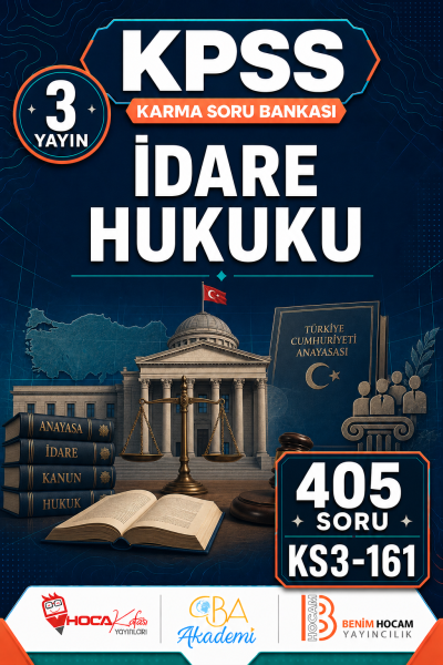 İdare Hukuku 3 Yayın 405 Soru (Benim Hocam - CBA - Hoca Kafası Yayınları) Vega Efsanesi