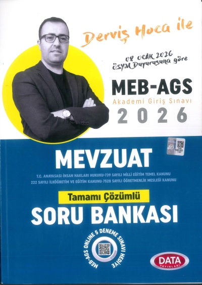 2026 MEB-AGS Mevzuat Soru Bankası Çözümlü Ultra Serisi Data Yayınları Vega Efsanesi