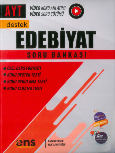 AYT Türk Dili ve Edebiyatı Destek Soru Bankası ENS Yayıncılık Vega Efsanesi
