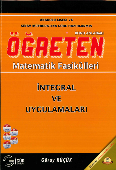 TYT-AYT ÖĞRETEN MATEMATİK İNTEGRAL VE UYGULAMALARI KONU ANLATIMLI