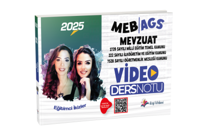 Dizgi 2025 MEB AGS Mevzuat Bilgisi (222, 1739, 7528 Sayılı Kanun) Video Ders Notu - Eğitimci İkizler Dizgi Vega Efsanesi