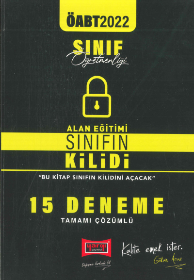 ALAN EĞİTİMİ SINIFIN KİLİDİ 15 DENEME TAMAMI ÇÖZÜMLÜ Vega Efsanesi