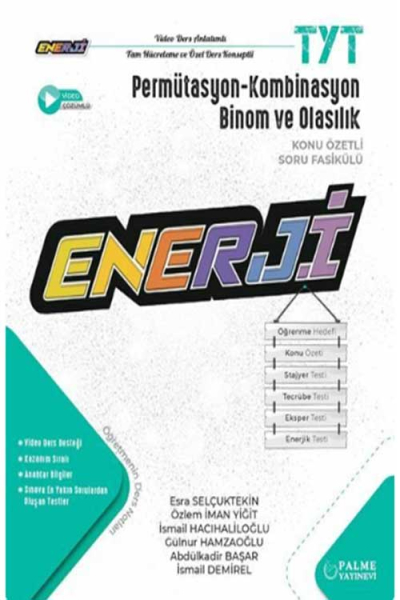 TYT Enerji Permütasyon - Kombinasyon Binom ve Olasılık Konu Özetli Soru Fasikülü