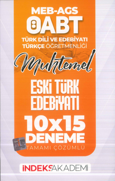 2025 ÖABT MEB-AGS Türk Dili Edebiyatı-Türkçe Eski Türk Edebiyatı 10x15 Deneme Çözümlü İndeks Akademi Yayıncılık Vega Efsanesi