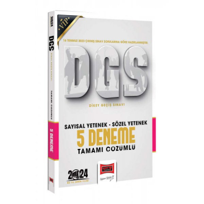 2024 DGS Sözel Sayısal Bölüm Tamamı Çözümlü 5 Deneme Vega Efsanesi