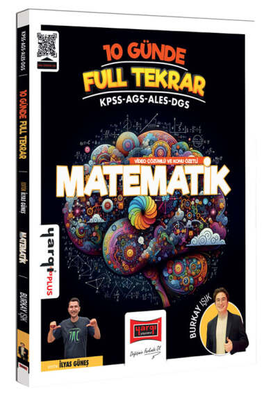 10 Günde Full Tekrar Matematik Video Çözümlü ve Konu Özetli Yargı Yayınları Vega Efsanesi