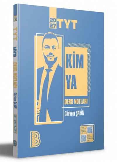 2027 YKS TYT Kimya Ders Notları Görkem Şahin Benim Hocam Yayınları Vega Efsanesi
