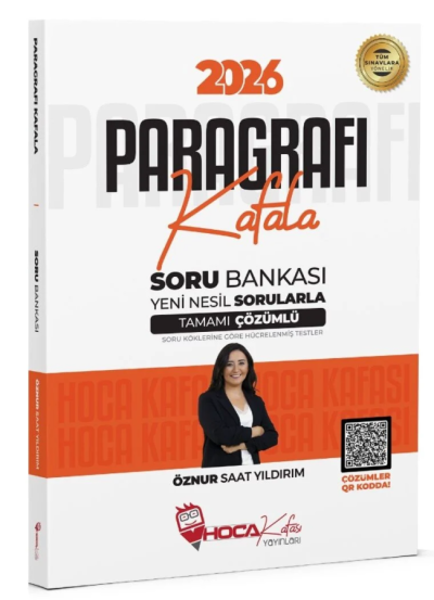 2026 Soyut Paragraf Soru Bankası Çözümlü Öznur Saat Yıldırım Hoca Kafası Yayınları Vega Efsanesi