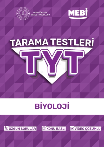 TYT Tarama Testleri Biyoloji MEBİ OGM Vega Efsanesi