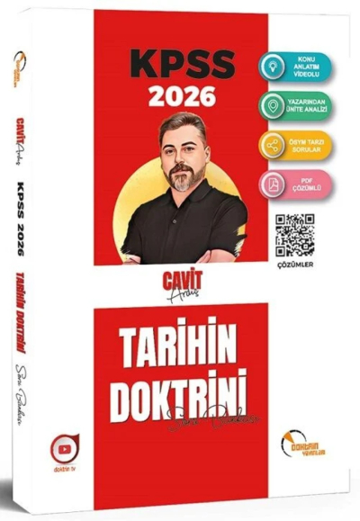 Doktrin 2026 KPSS Tarihin Doktrini Soru Bankası Çözümlü - Cavit Ardıç Doktrin Yayınları Vega Efsanesi