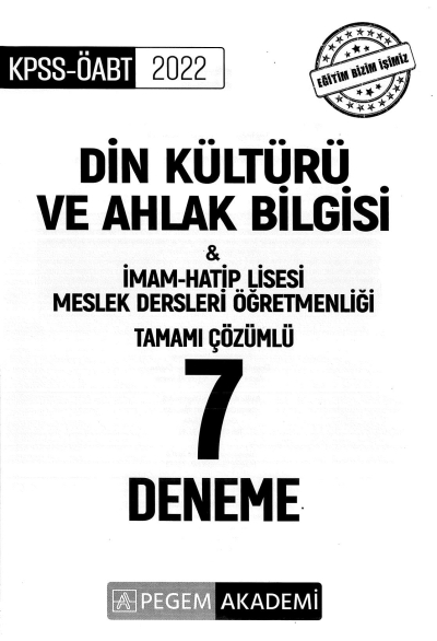 TAMAMI ÇÖZÜMLÜ 7 DENEME Vega Efsanesi