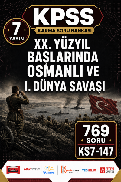 XX. Yüzyıl Başlarında Osmanlı ve I. Dünya Savaşı 7 Yayın 769 Soru Vega Efsanesi